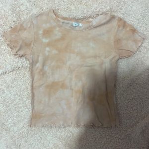 hearts and hips girls waffle crop top
